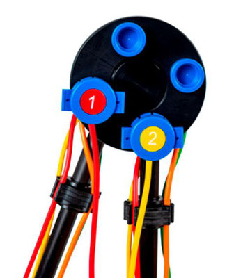 Sauerstoffpartialdruckmessung  tcpO2 / TCOM mit bis zu 8 Sonden gleichzeitig PRÉCISE 8008